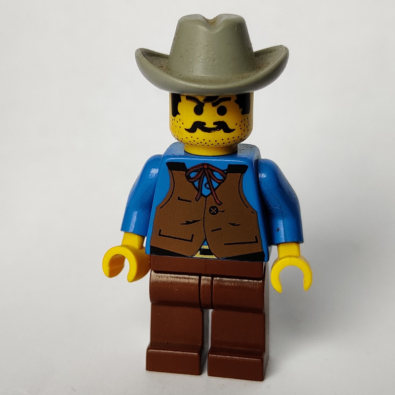 LEGO Cowboy - Blue Shirt (fig-004378)