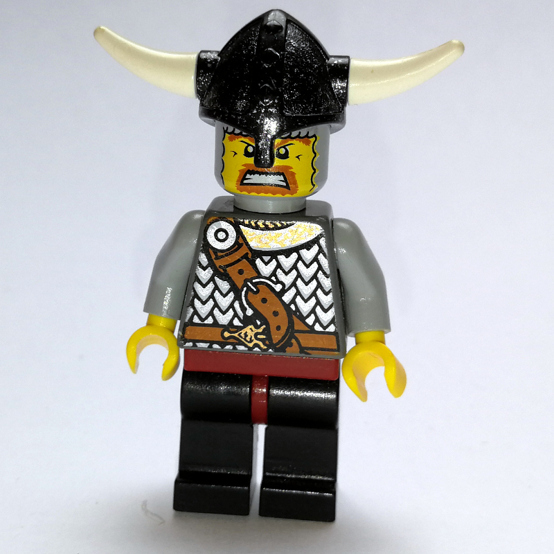 LEGO Viking Warrior - Chain Mail, Red Band (fig-004379)