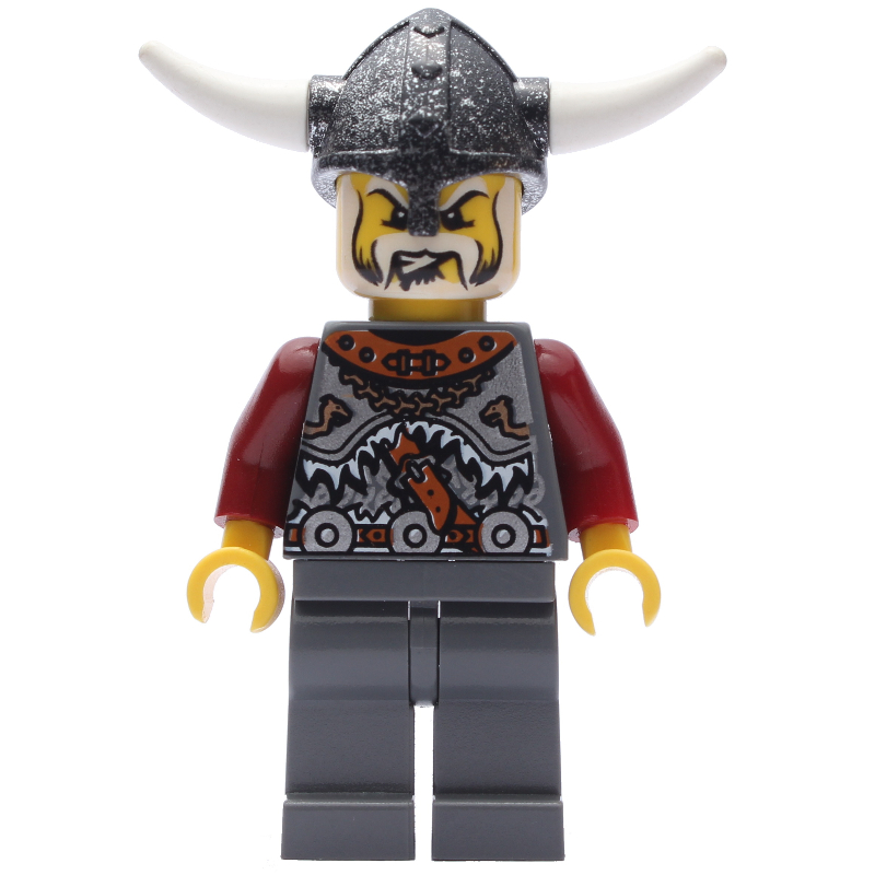 LEGO Viking Warrior - Armour, Dark Red Arms (fig-004383)