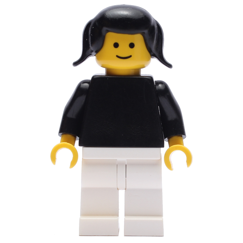 LEGO Woman - Black Torso, White Legs (fig-004399)