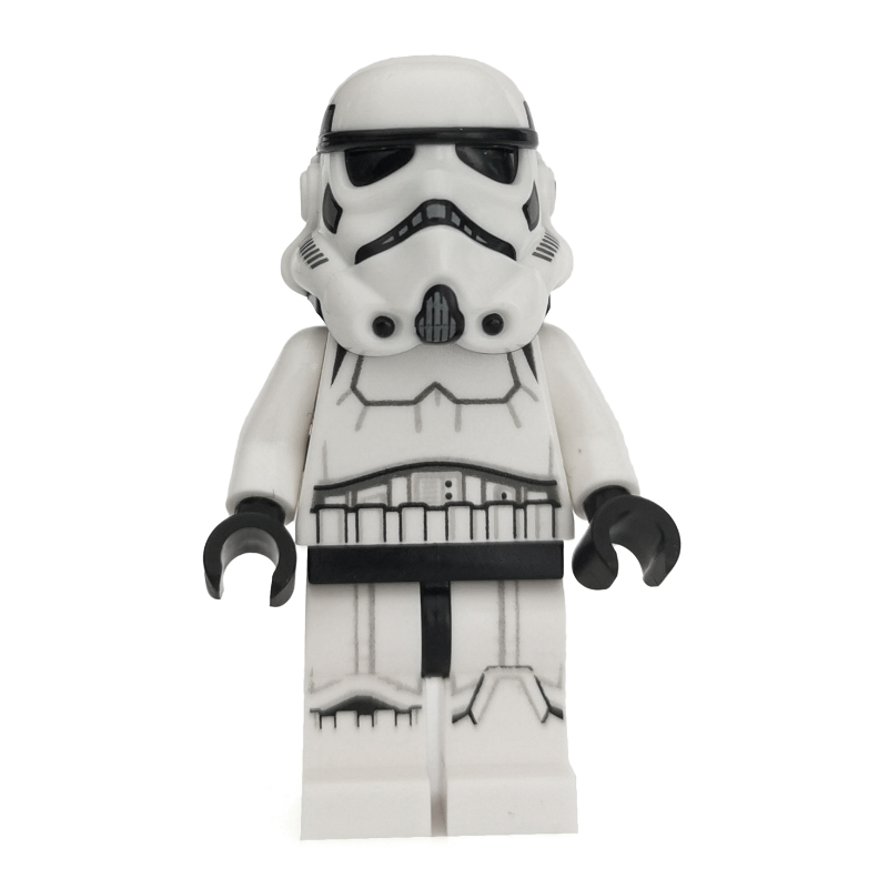 LEGO Stormtrooper, Dark Bluish Gray Squares on Back of Helmet (fig-004411)