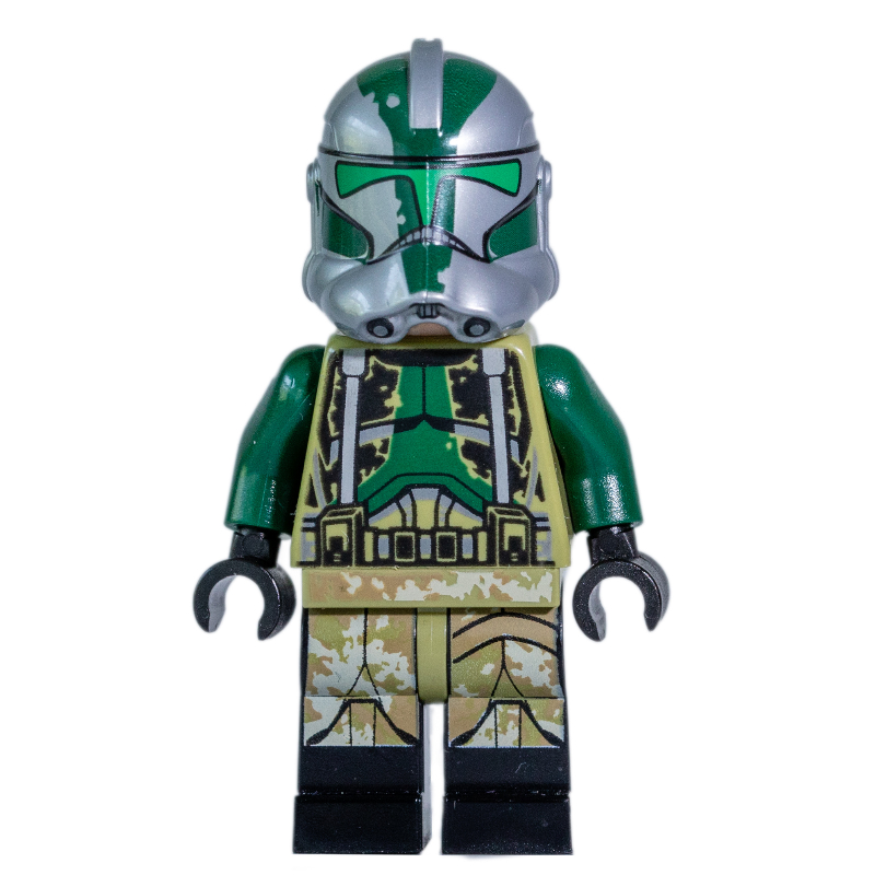 LEGO Clone Commander Gree, Kashyyyk Armor, Dark Tan Leg Strap (fig-004414)