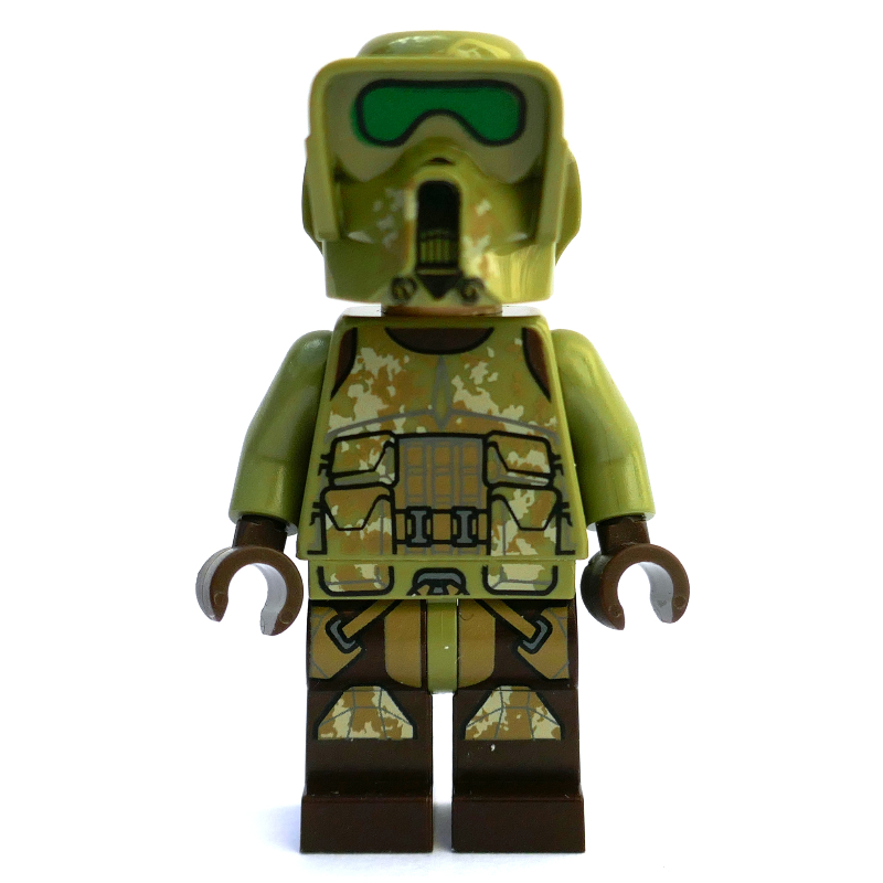 LEGO Clone Trooper, 41st Elite Corps Scout Battalion Armor, Dark Tan Thighs (Kashyyyk) (fig-004416)