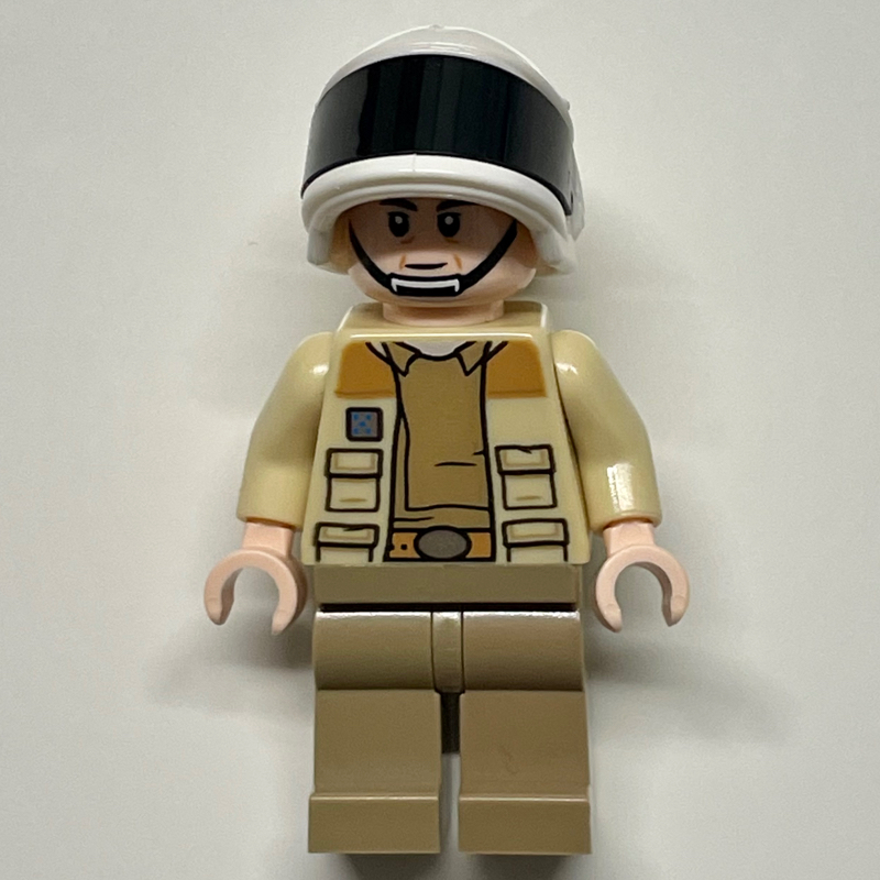 LEGO Captain Antilles, Dark Tan Undershirt, Single Sided Head (fig-004421)