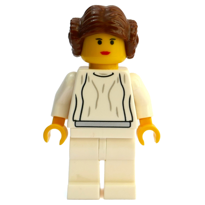 LEGO Princess Leia, White Robe, Yellow Skin (3626c Head) (fig-004425)