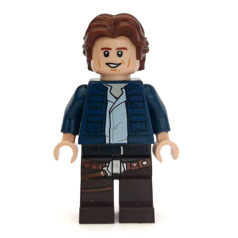 LEGO Han Solo, Dark Blue Jacket, Dark Brown Legs (fig-004426)