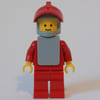 Knight (Yellow Castle) - Red with Visor