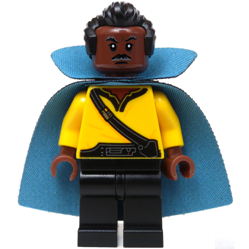 LEGO Lando Calrissian, Old, Dark Azure and Black Cape (fig-004451)