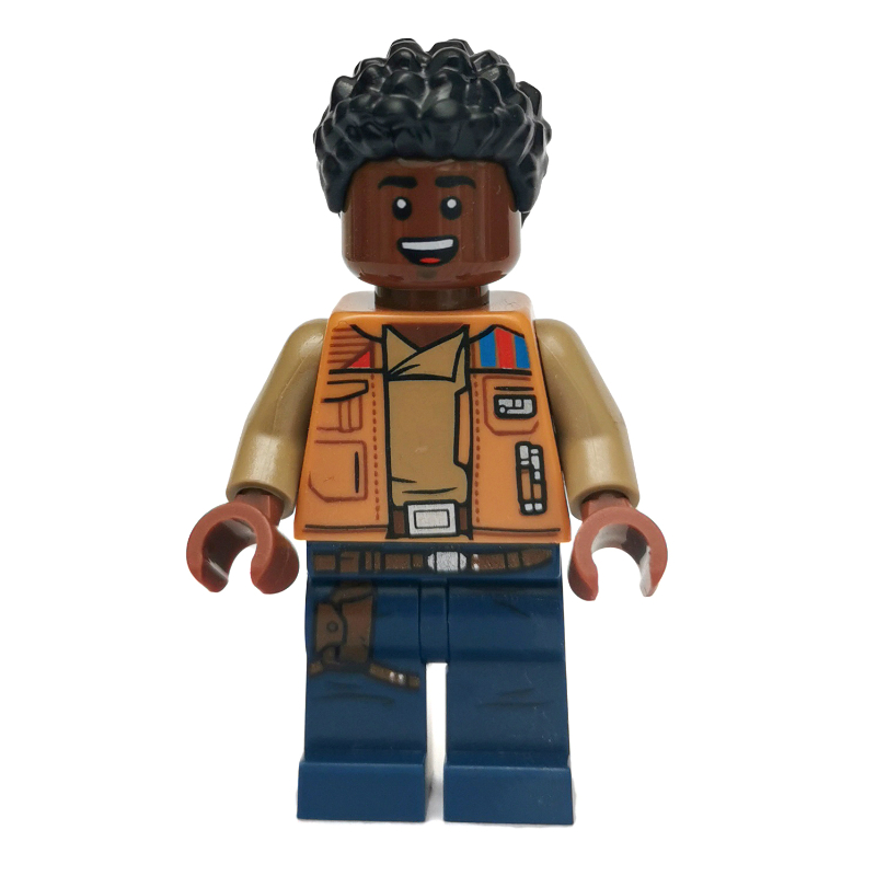 LEGO Finn, Tan Undershirt, Dark Blue Legs (fig-004452)