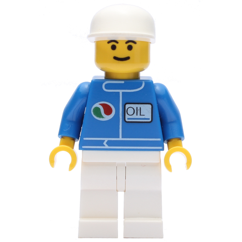 LEGO Man - Blue Octan Torso, White Legs (fig-004475)