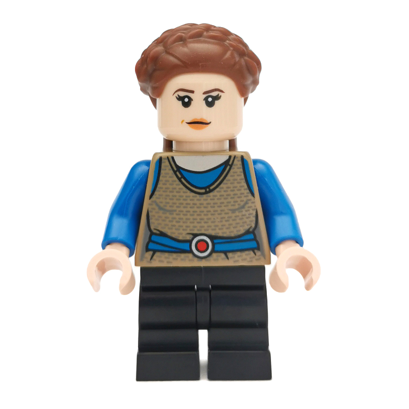 LEGO Padme Amidala / Naberrie, Dark Tan Tunic, Medium Legs (fig-004480)