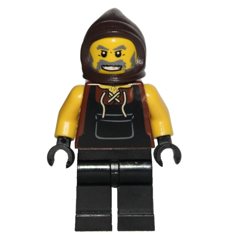 LEGO Blacksmith - Printed Gray Beard (fig-004533)