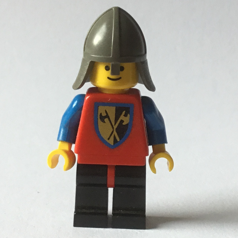 LEGO Knight (Crusader Axe) - Black Legs (fig-004538)
