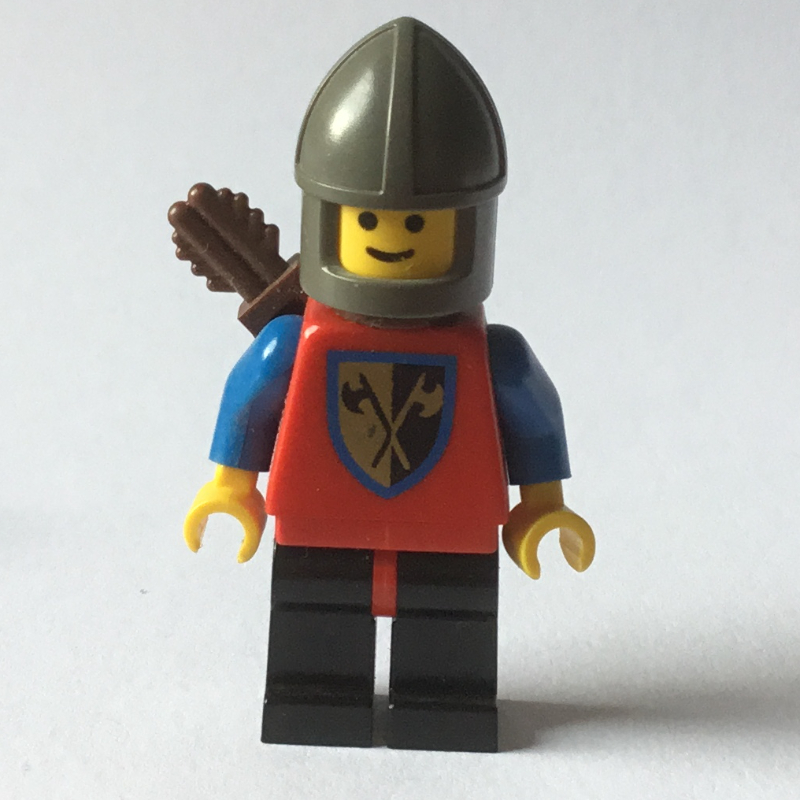 LEGO Archer (Crusader Axe) - Black Legs (fig-004539)