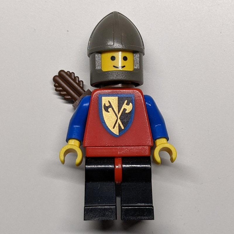 LEGO Archer (Crusader Axe) - Black Legs (reissue) (fig-004541)