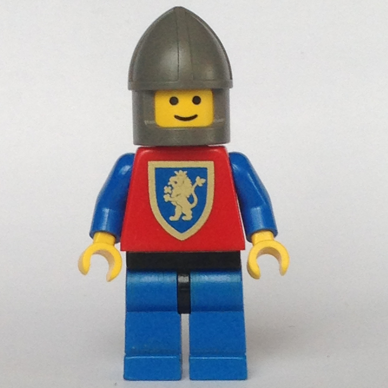 LEGO Knight (Crusader Lion) - Blue Legs, Chin-Guard (fig-004567)