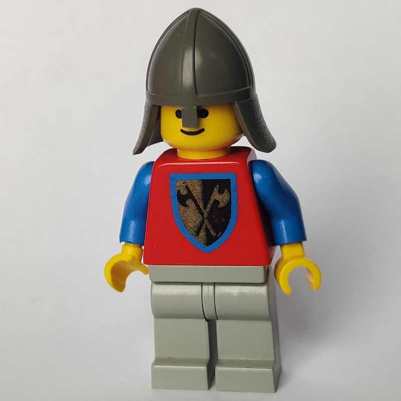 LEGO Knight (Crusader Axe) - Light Gray Legs (fig-004571)