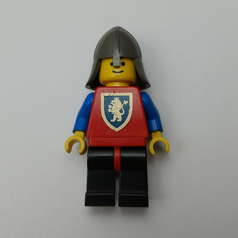LEGO Knight (Crusader Lion) - Black Legs (fig-004576)