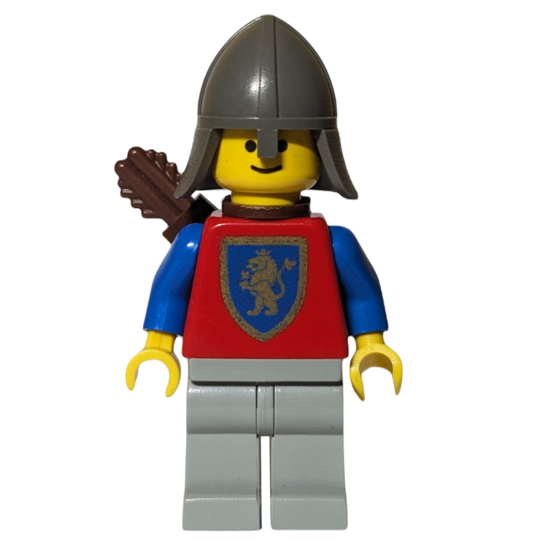 LEGO Archer (Crusader Lion) - Light Gray Legs (fig-004578)