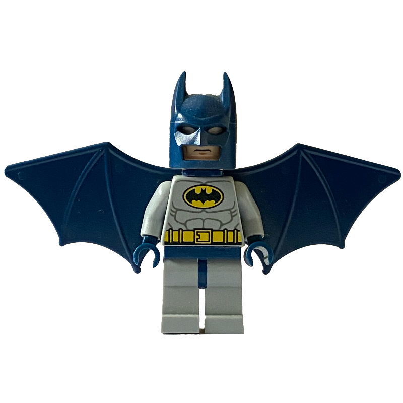 LEGO Batman, Light Bluish Gray Suit, Dark Blue Wings and Cowl (fig-004589)