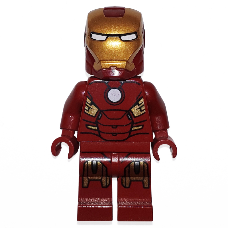 LEGO Iron Man Mark 7 Armor, No Red Panels (fig-004592)