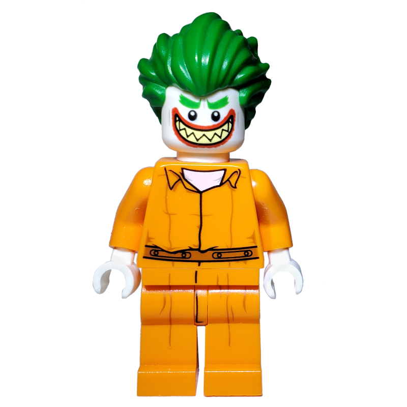 LEGO The Joker in Prison Clothes with 'Arkham' on Back (fig-004650)