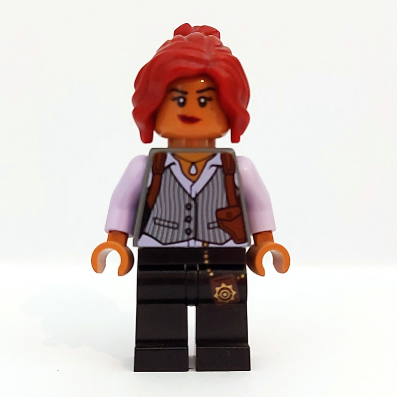 LEGO Barbara Gordon in Pinstripe Vest and Holster (fig-004654)