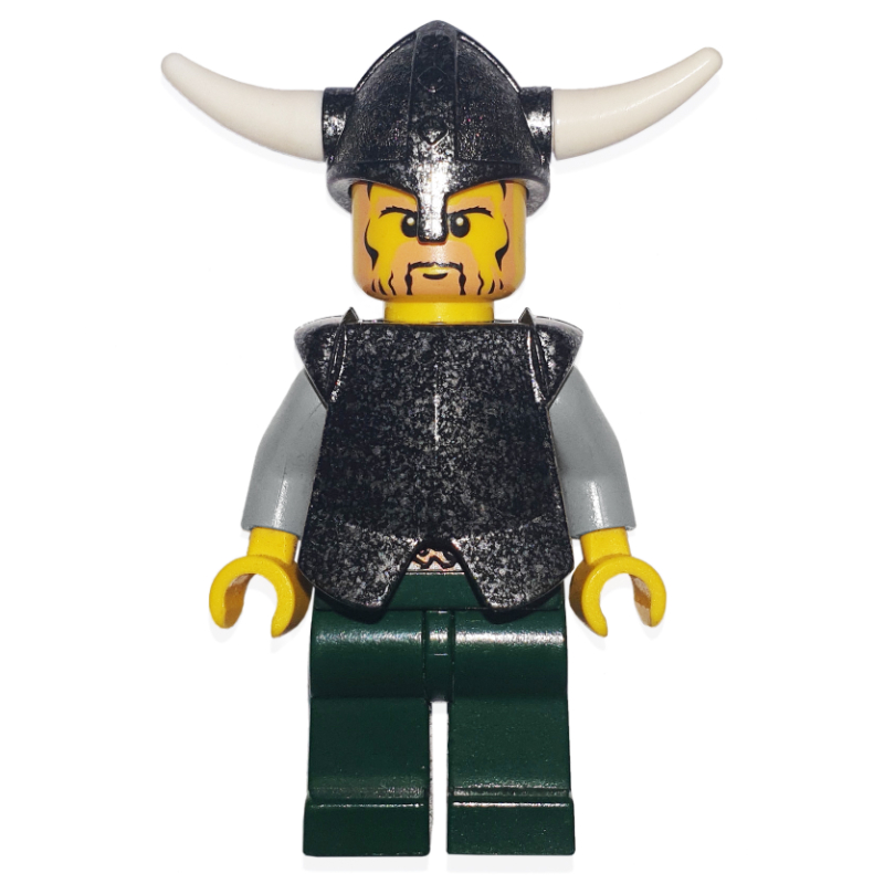 LEGO Viking Warrior - Breast Plate, Dark Green Legs (fig-004671)
