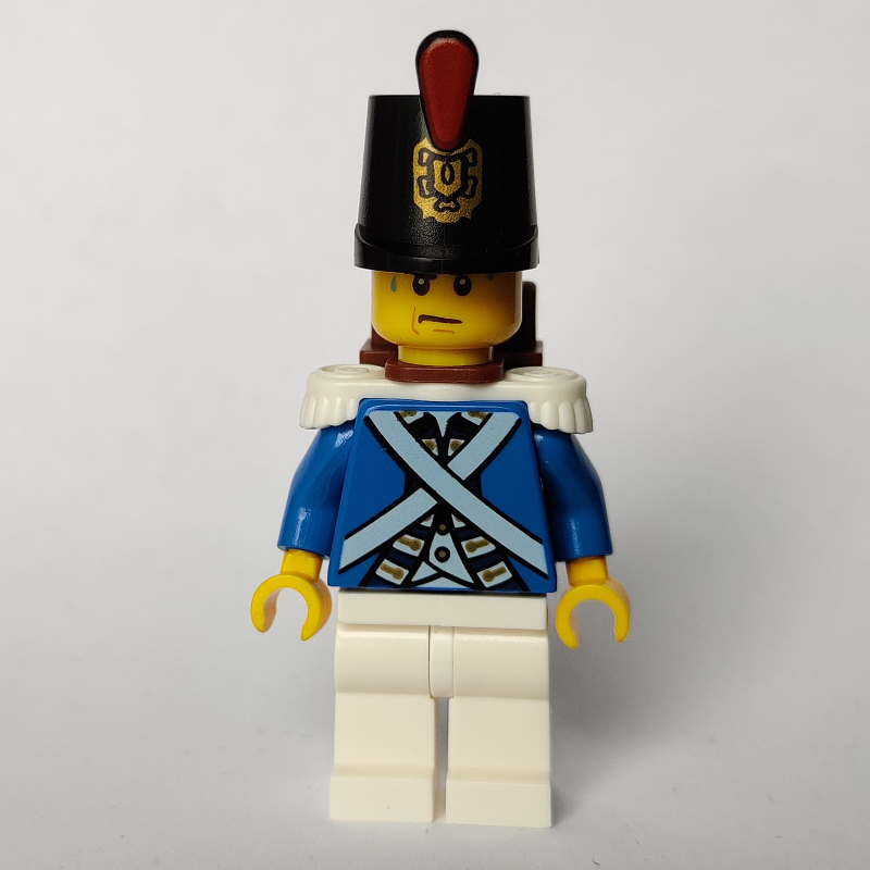 LEGO Soldier (Bluecoat) - Sweating, Hat (fig-004713)