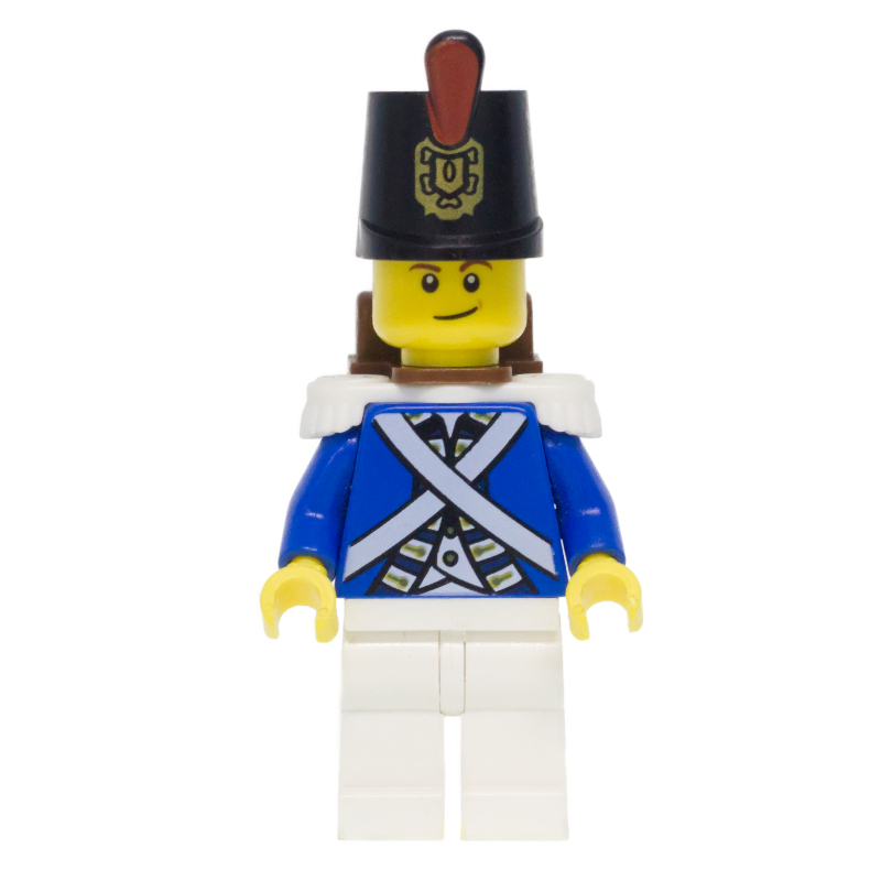 LEGO Soldier (Bluecoat) - Lopsided Smile (fig-004716)