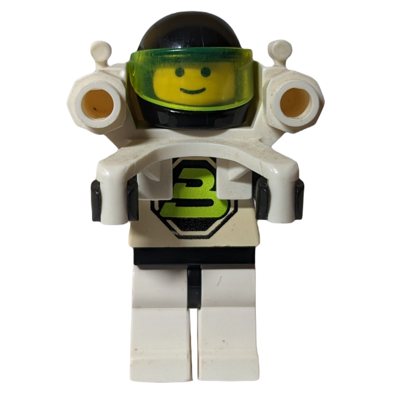 LEGO Blacktron II - Jetpack, 3626b Head, No Plate 1 x 1 Round (fig-004736)