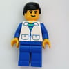 Man - White Jacket, Blue Arms, Blue Legs
