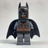 Batman, Dark Bluish Gray Suit, Black Cape and Cowl, Light Nougat Head, Black Hips