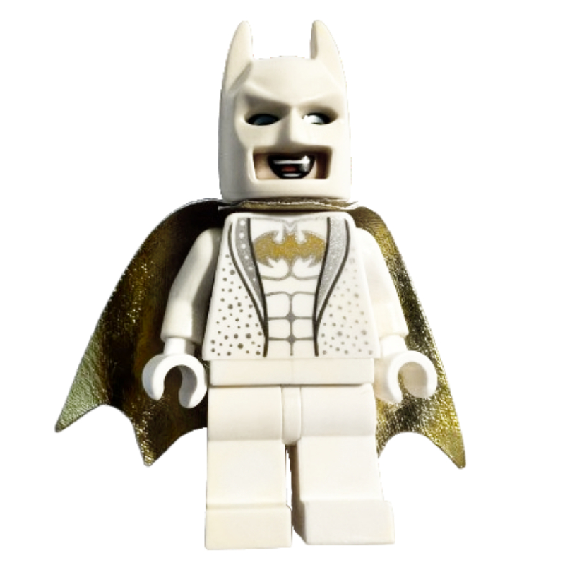 LEGO Batman, White Tuxedo, White Cape and Cowl (Disco Batman) (fig-004866)