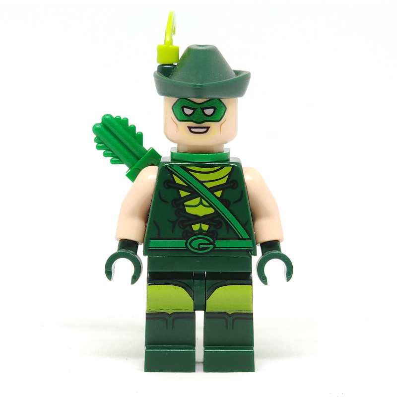 LEGO Green Arrow with Dark Green Hat with Lime Feather (fig-004879)