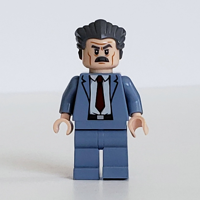 LEGO J. Jonah Jameson, Sand Blue Suit (fig-004895)