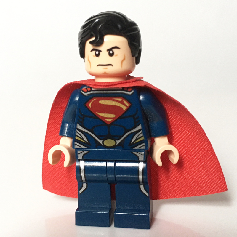 LEGO Superman in Dark Blue Outfit (Man of Steel) (fig-004901)