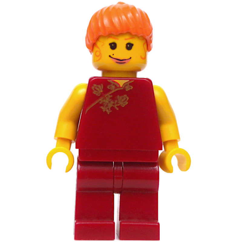 LEGO Mary Jane with Yellow Skin and Dark Red Outfit (fig-004914)