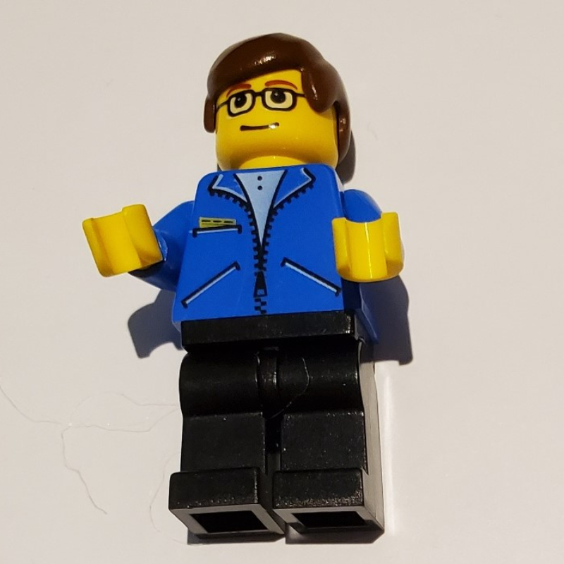 LEGO Peter Parker in Blue Jacket with Two Pockets (fig-004916)