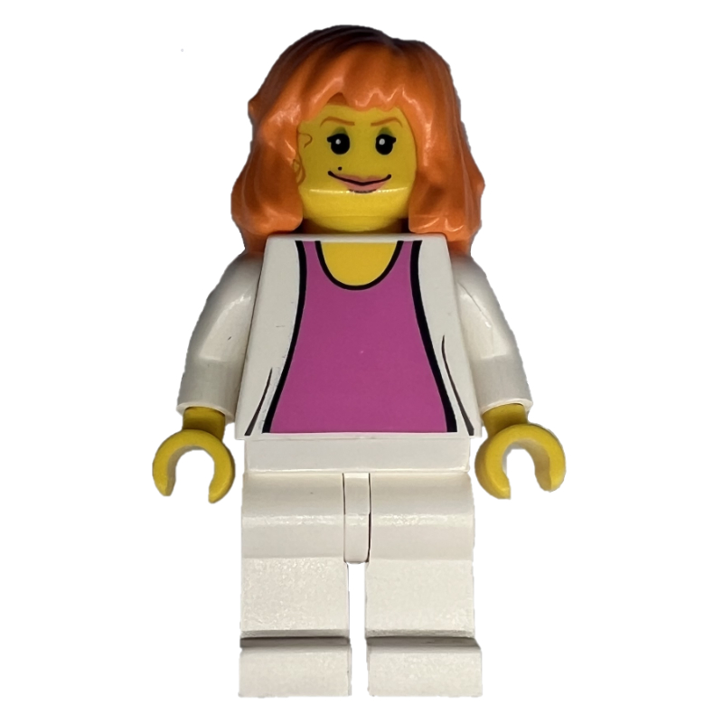 LEGO Mary Jane with White Jacket and Pink Shirt (fig-004920)