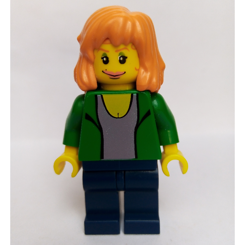 LEGO Mary Jane with Green Jacket and Light Violet Shirt (fig-004923)