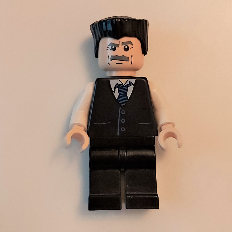 LEGO J. Jonah Jameson, Black Suit, Black Hair (fig-004948)