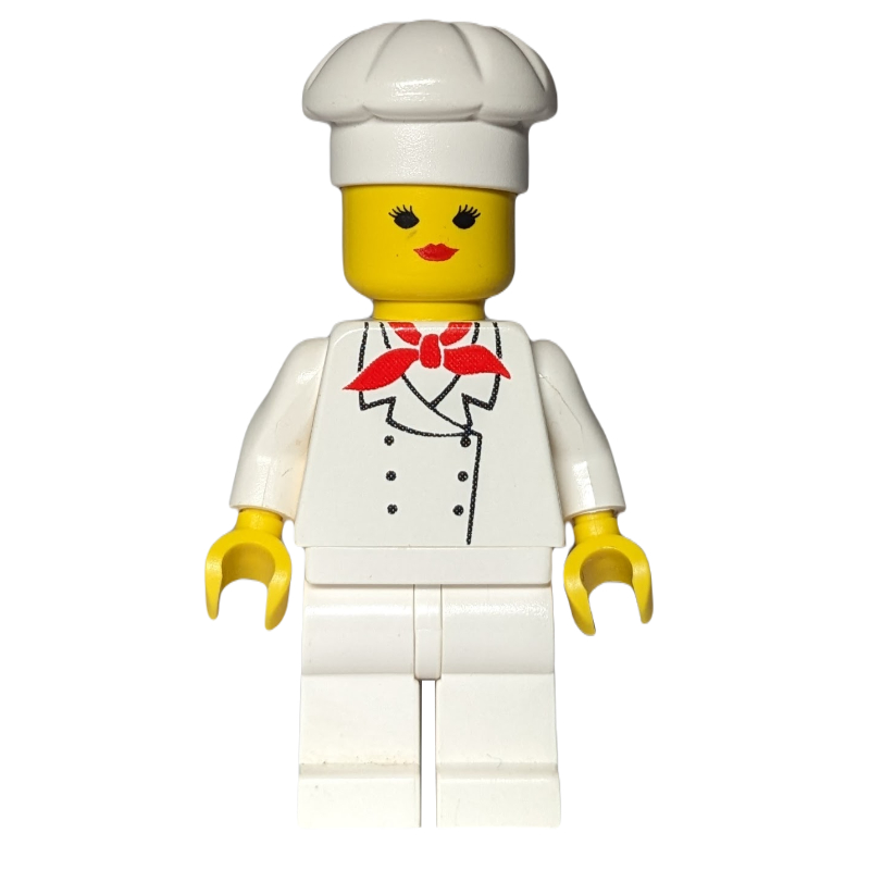 LEGO Chef - White Torso, White Legs, Female (fig-004954)