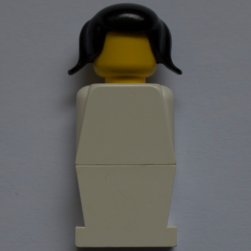 LEGO LEGOLAND Female White Torso, White Legs (fig-004966)