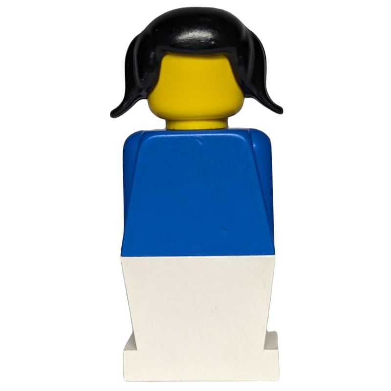 LEGO LEGOLAND Female Blue Torso, White Legs (fig-004967)