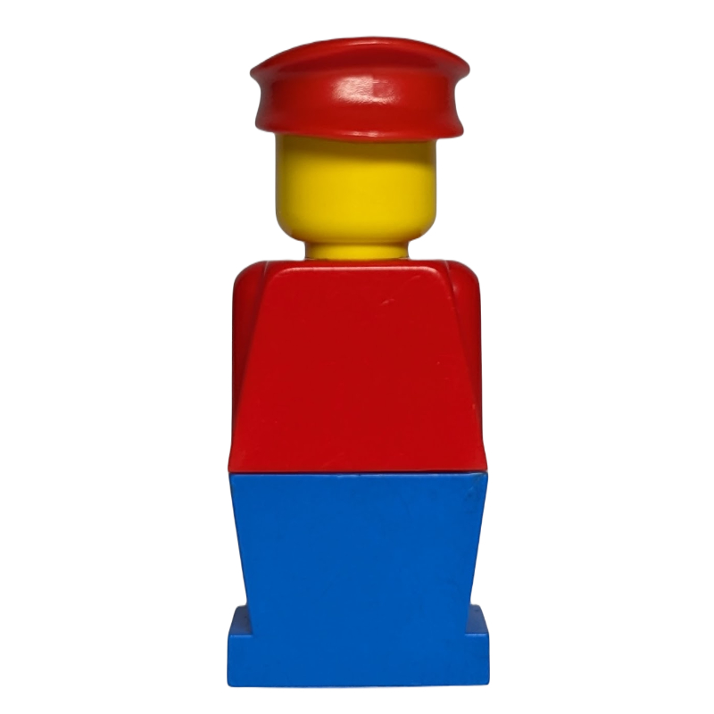 LEGO LEGOLAND Red Torso, Blue Legs, Red Hat (fig-004968)