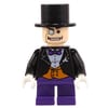 The Penguin with Dark Purple Short Legs and Orange Vest