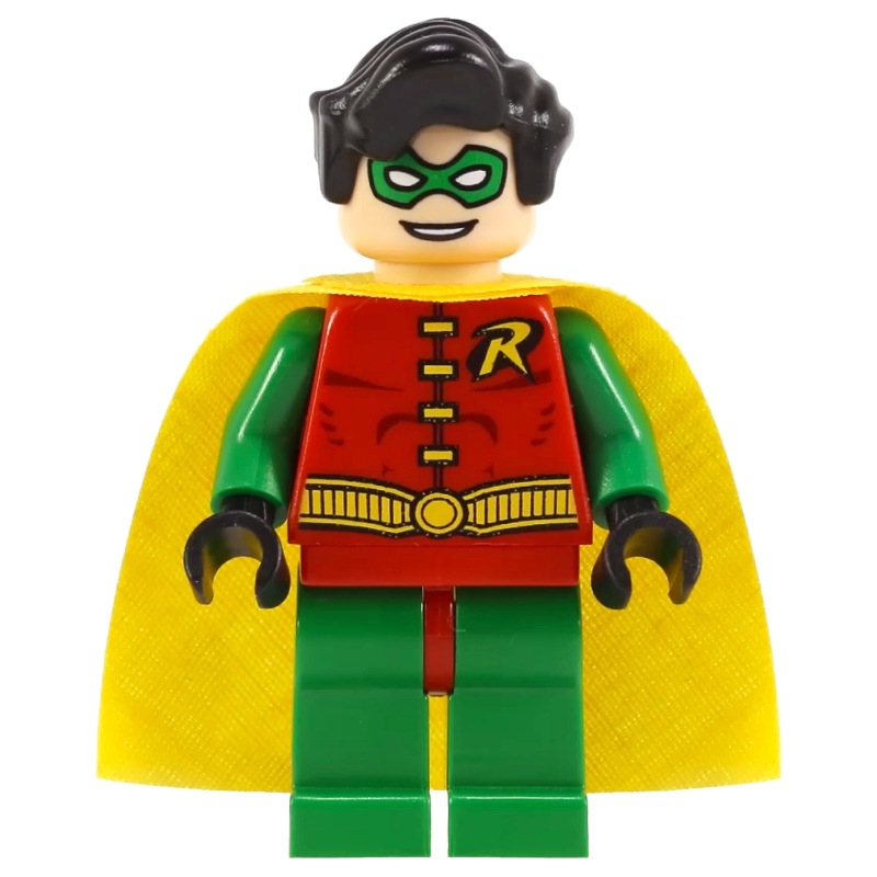 LEGO Robin with Green Eyemask and Plain Green Legs with Red Hips (fig-004997)