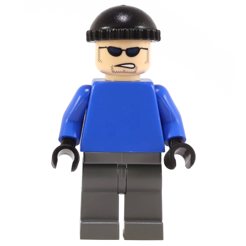 LEGO Mr. Freeze's Henchman with Plain Blue Torso (fig-004998)