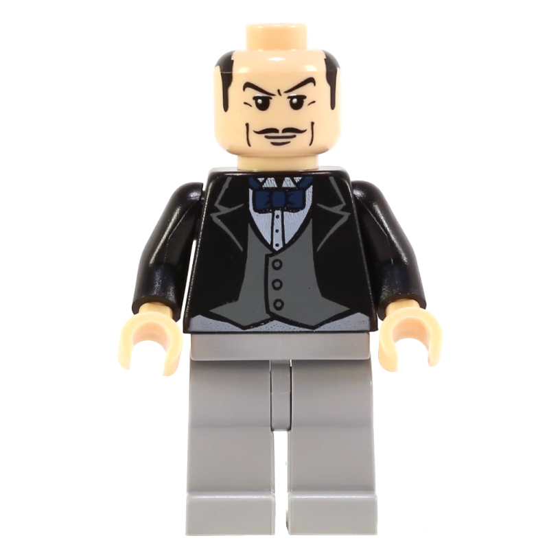 LEGO Alfred Pennyworth, Printed Black Hair (fig-005000)